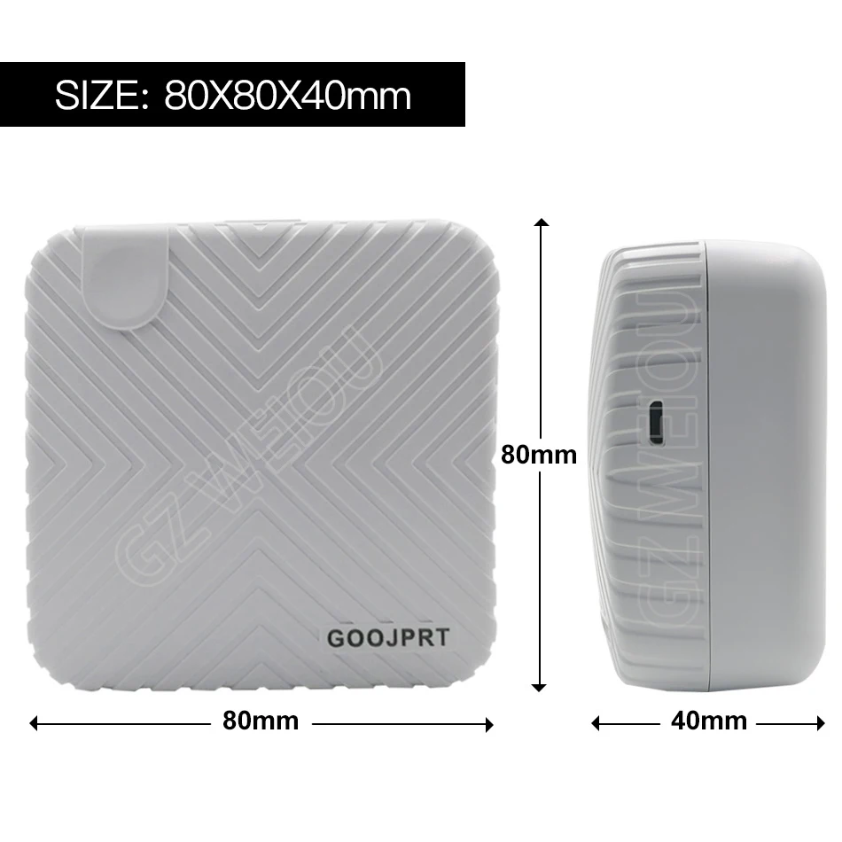 Новый карманный беспроводной мини-принтер 58 мм Bluetooth фотопринтер 4 0 для Android iOS