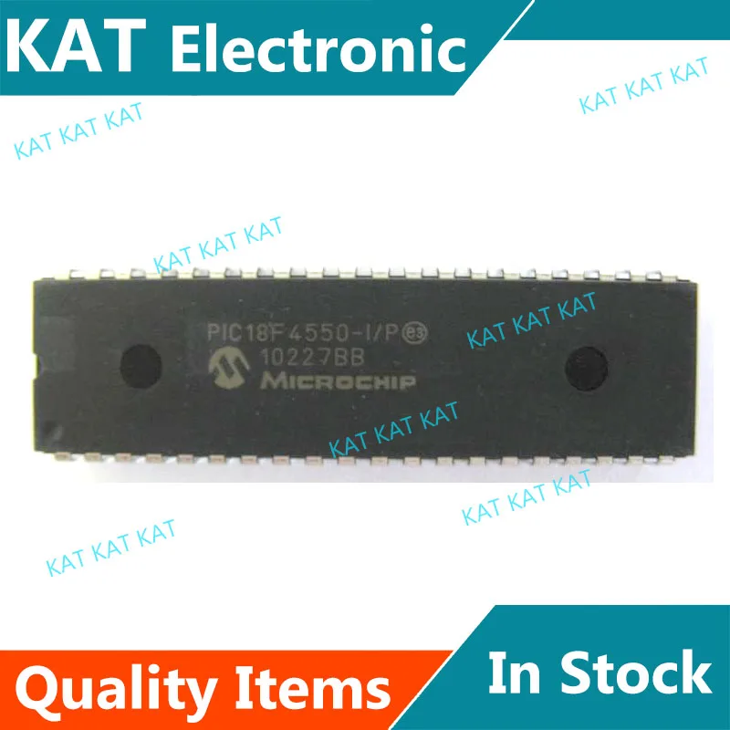 Высокопроизводительные USB-Микроконтроллеры PIC18F4550 PIC18F4550-I/P технология nanoWatt |