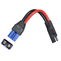 ec5 male plug connector to sae power automotive adapter cable wire 10awg 15cm