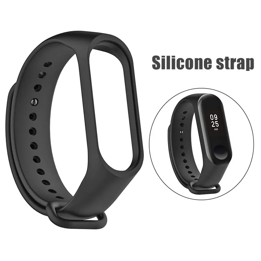 Silicone Wrist Strap Bracelet Belt For Xiaomi Mi Band 4 Wristbands Global Smart watch Brim Original Fit Mi Band images - 6