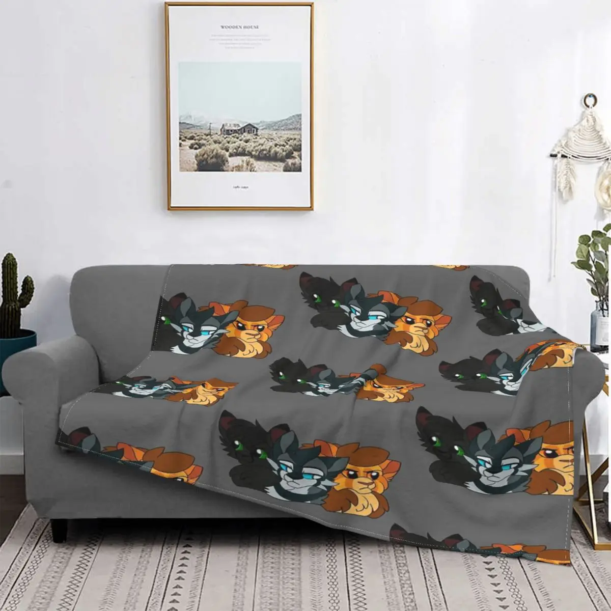 

Warrior Cats Power Of Three Blanket Bedspread Bed Plaid Bedspread Fluffy Plaid Fleece Blanket Islam Prayer Rug