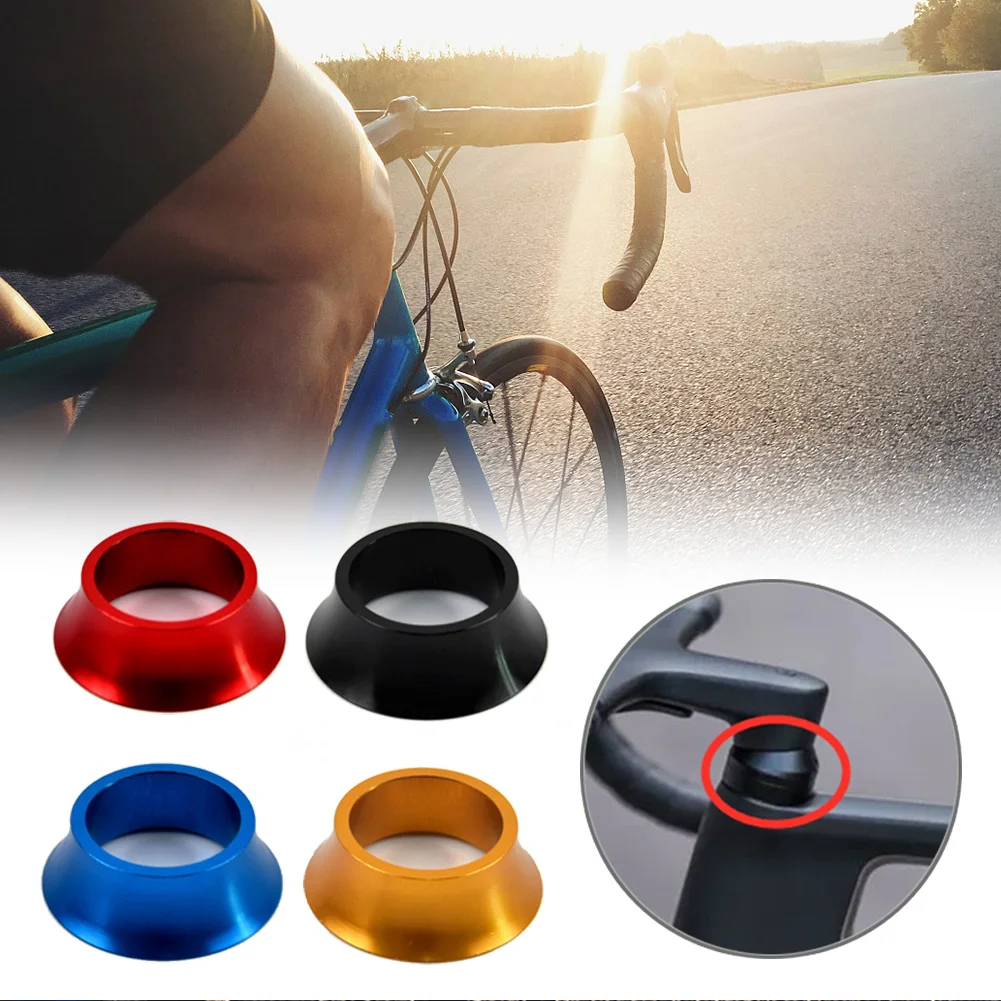 

1-1/8" Aluminum Bicycle Headset Spacer Cycling Steerer Tube Conical Spacer Fork Wrist Group Washer Aluminum Alloy Washer