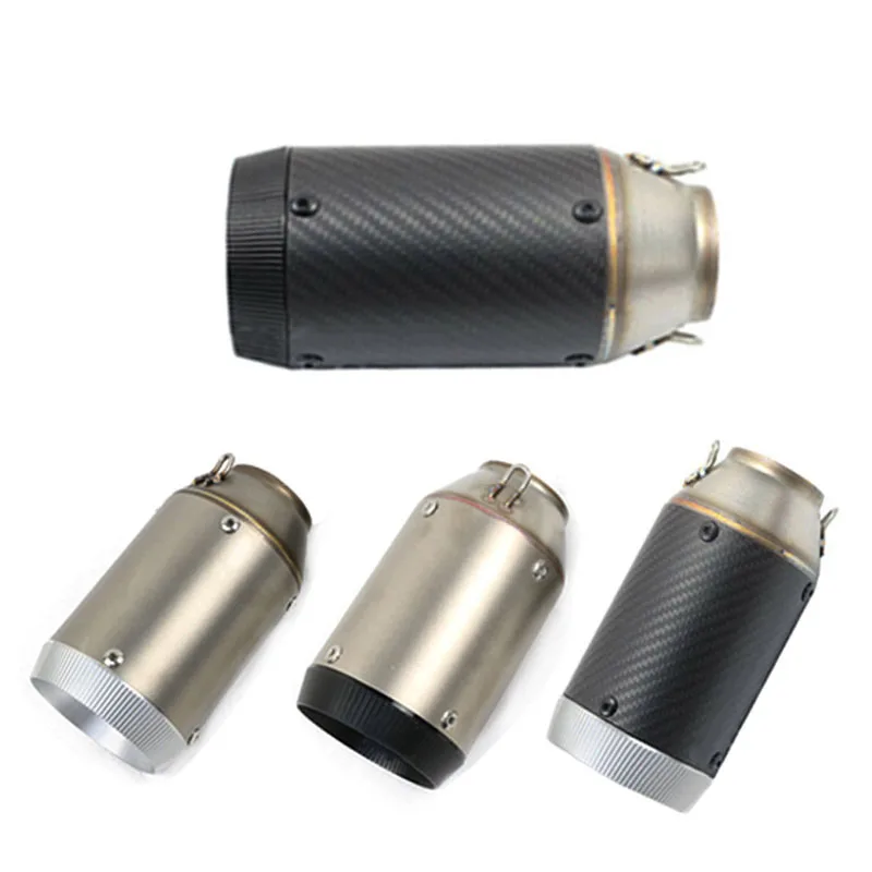51 мм Универсальный мотоциклетный выхлопной углеродный глушитель для Kawasaki ninja 250