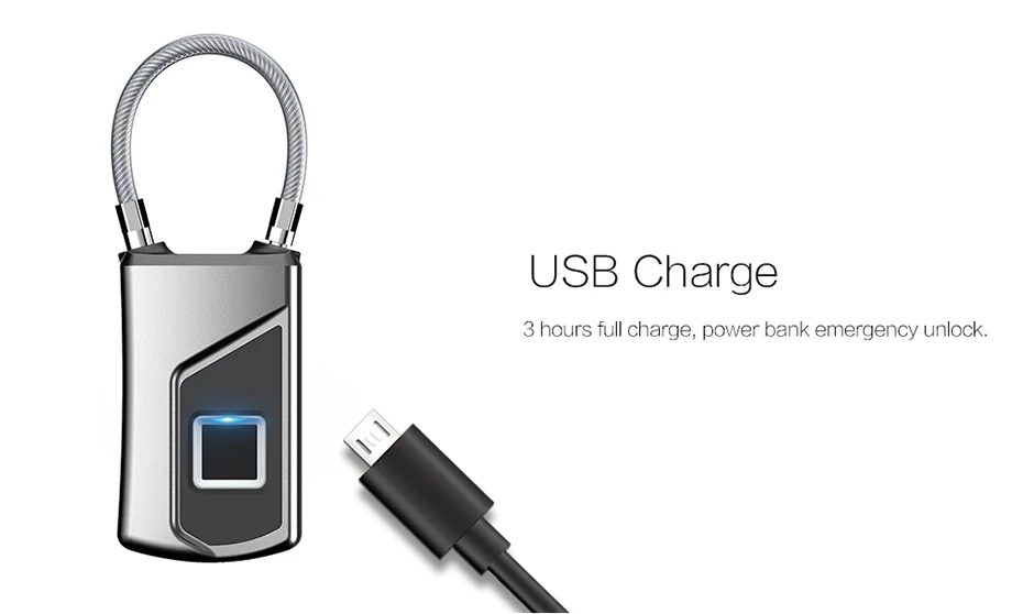 USB Перезаряжаемый умный БЕСКЛЮЧЕВОЙ биометрический умный дверной замок с Bluetooth управлением, электронный водонепроницаемый защитный замок для багажа