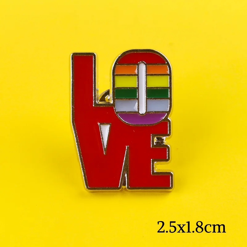 Мультфильм контакты рок значки на одежде геи ЛГБТ металлические рюкзаке под