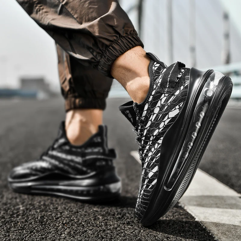 

Men Running Shoes Breathable Outdoor Sports Shoes Air Cushion Shoes Lightweight Comfortable Athletic Zapatos Para Correr