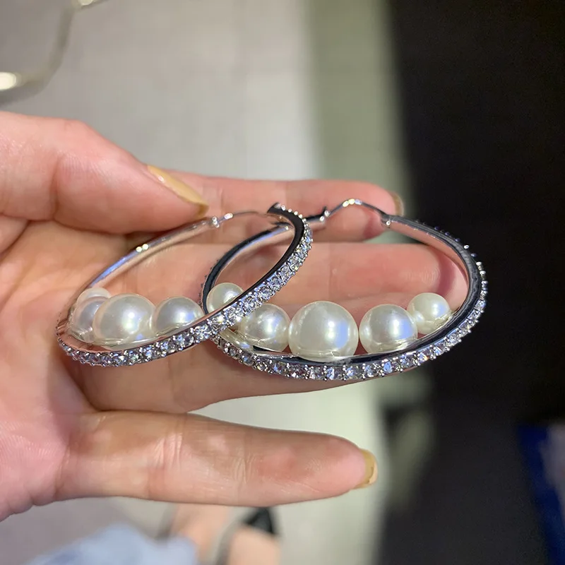 Новинка 2020 стильные модные элегантные серьги в южнокорейском стиле с жемчугом