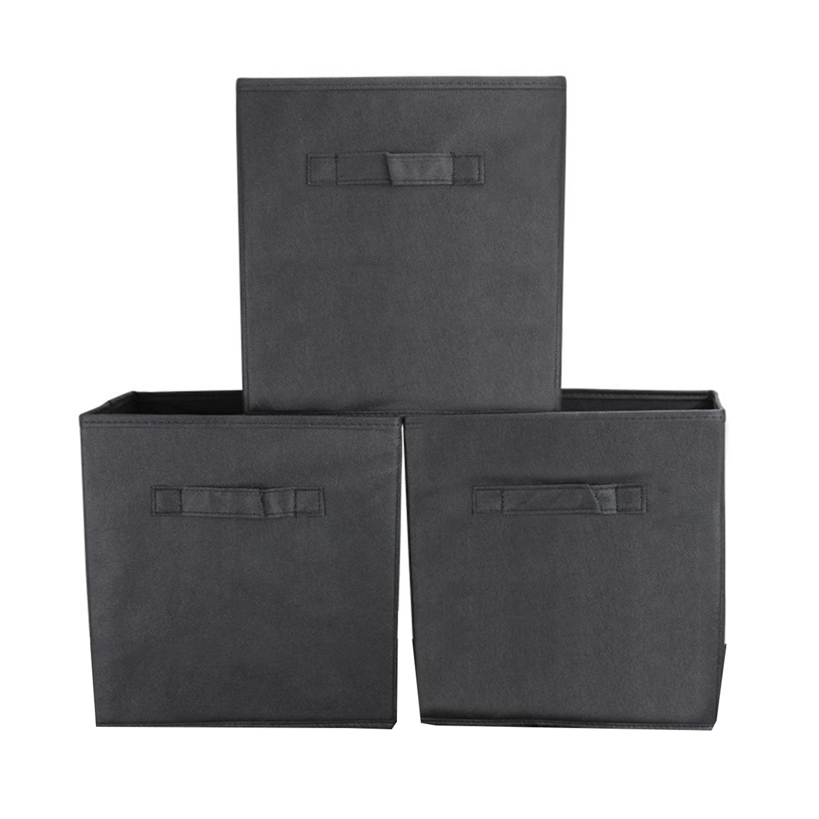 

6 Pcs Non-Woven Fabric Storage Box Household Organizer Fabric Cube Bin Basket Container Drawer Clothes Toy Snacks Fabric Boxes