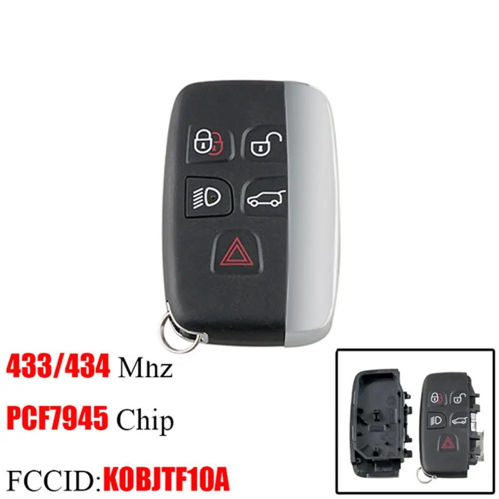 

5 Buttons Car Remote Smart Key 315MHz 434MHz Suit For Range Rover Land Rover Discovery Car Remote Key