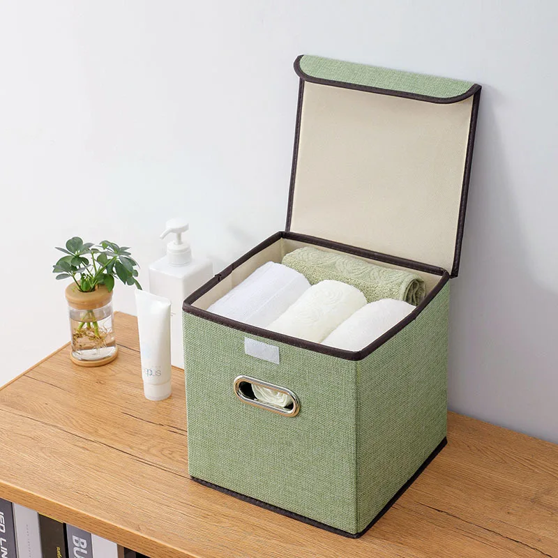 

Fabric folding storage box Home storage Storage box Clothes and toys storage 44*30*30cm 25*25*25cm