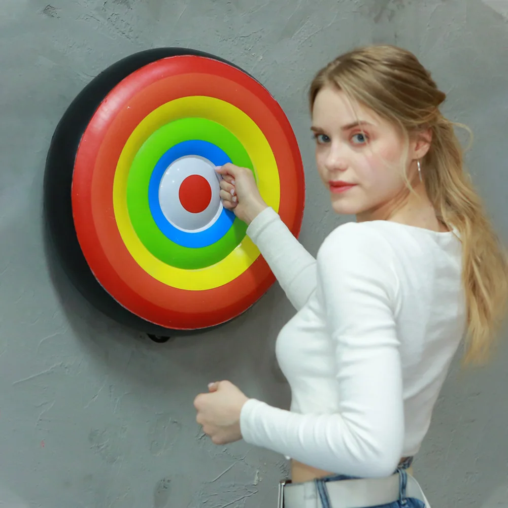 

Indoor Sports Toy PVC Inflatable Wall Boxing Target Strength Training Round Multifunction Easy Install Exercise Gifts Kids Adult