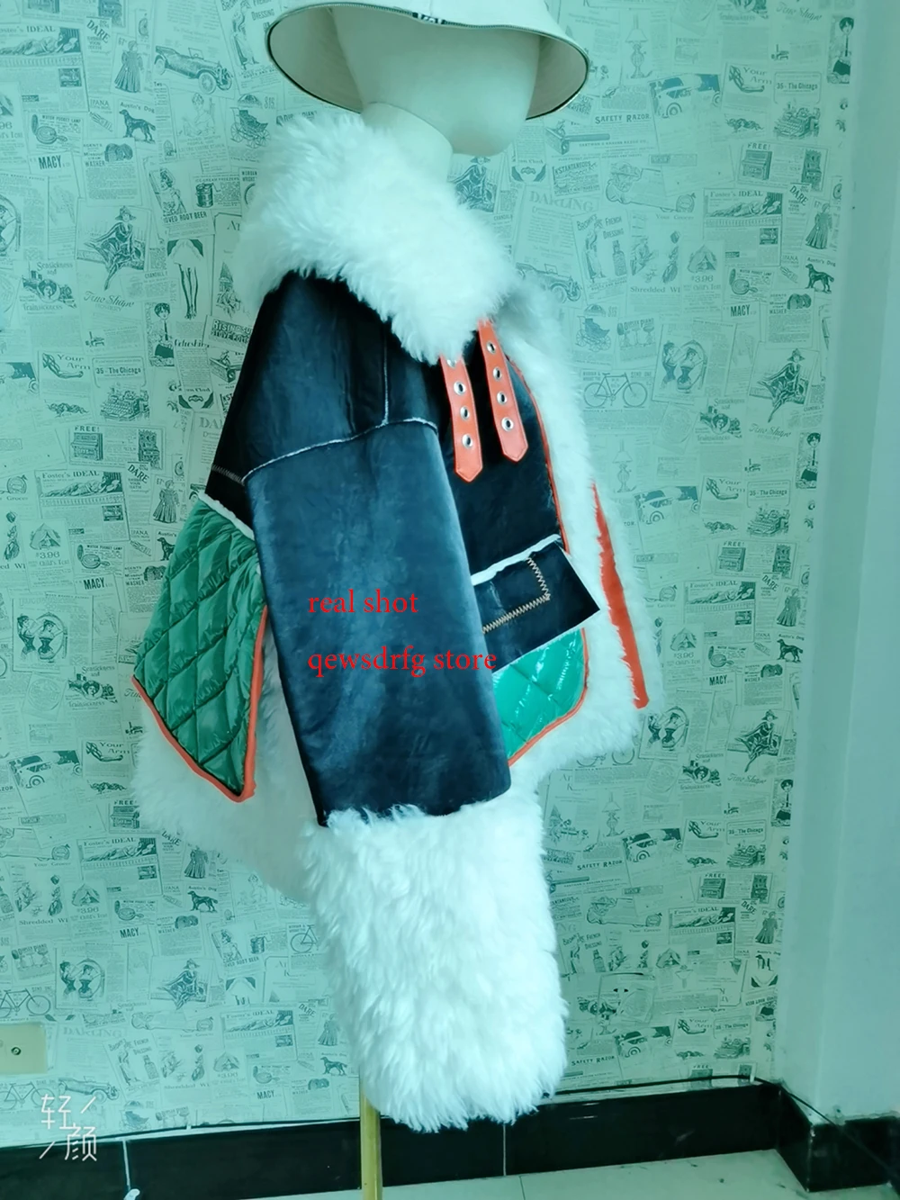 Куртка женская зимняя из овечьей шерсти толстая матовая | Женская одежда