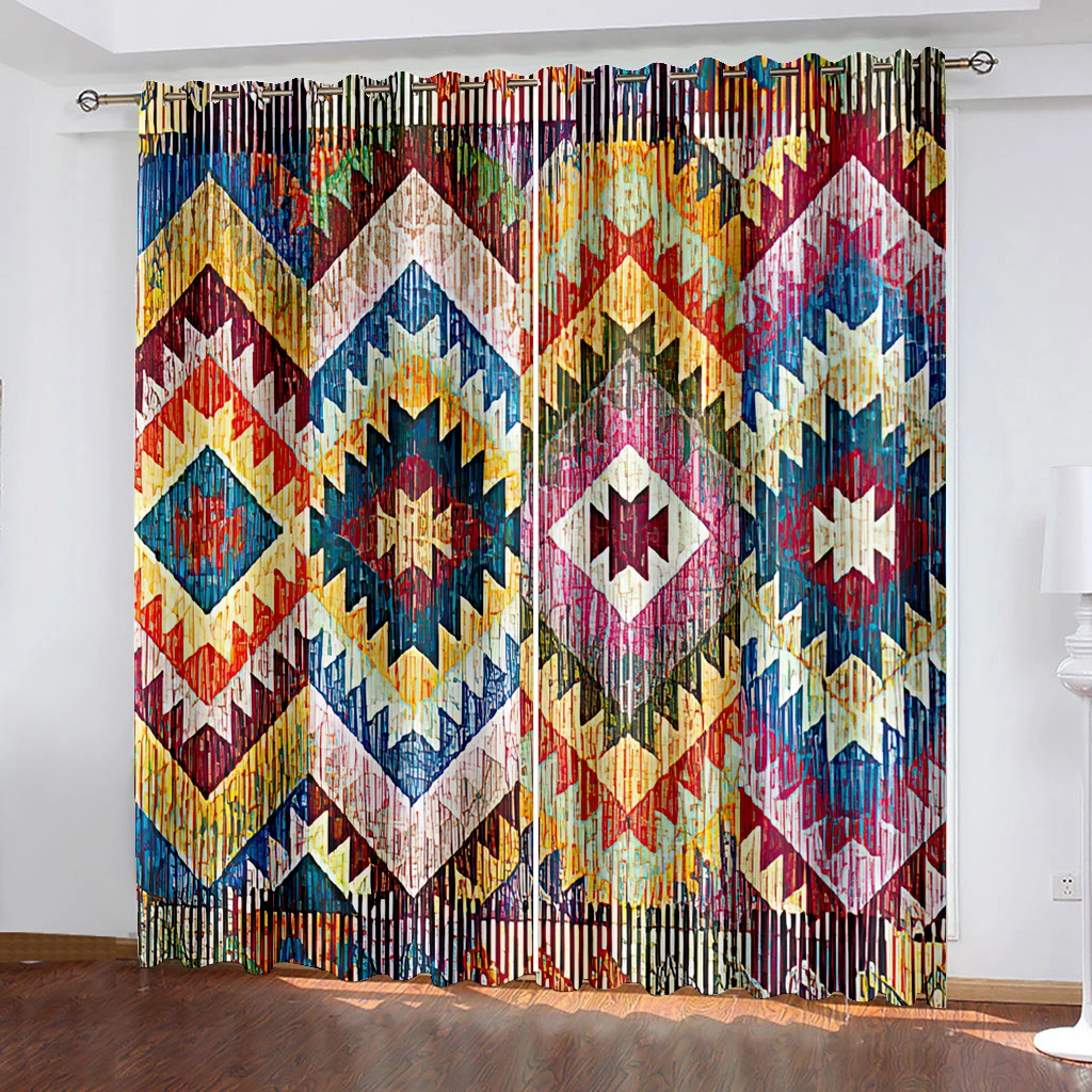 

Современные полосатые светонепроницаемые и удобные шторы с 3D принтом, подходят для домашних помещений, таких как гостиная, спальня и т. д.