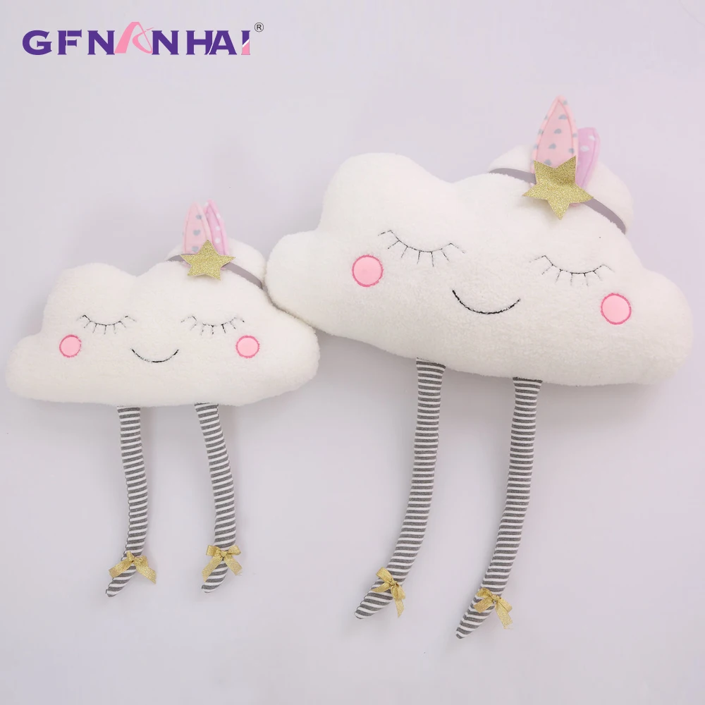 Украшение для дома, новая плюшевая подушка Ins Cloud, мягкая подушка, Kawaii Cloud, мягкие плюшевые игрушки для детей, детские подушки, подарок для девочки