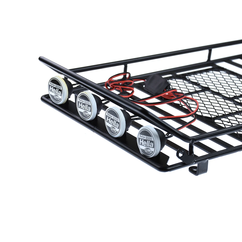 Металлический Багажник на крыше светодиодный светильник для 1/10 RC Гусеничный Trx4