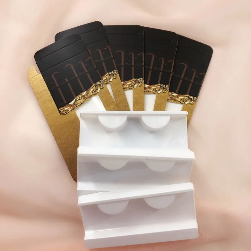 20 шт./лот упаковка пустых ресниц Мягкая бумажная коробка для шоколада леденец на