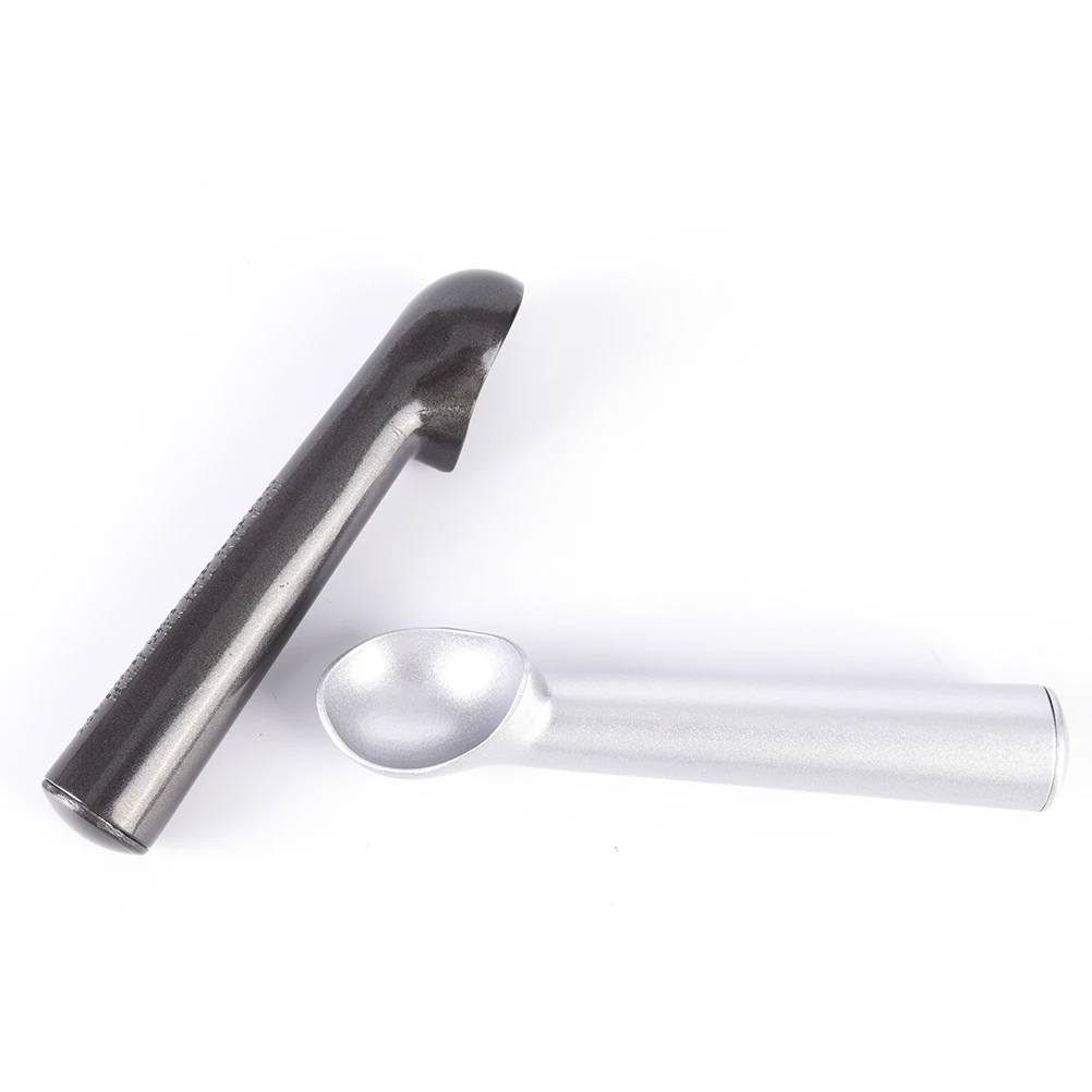 1 шт. черный/серебристый алюминиевый сплав ручка для мороженого ложка печенья
