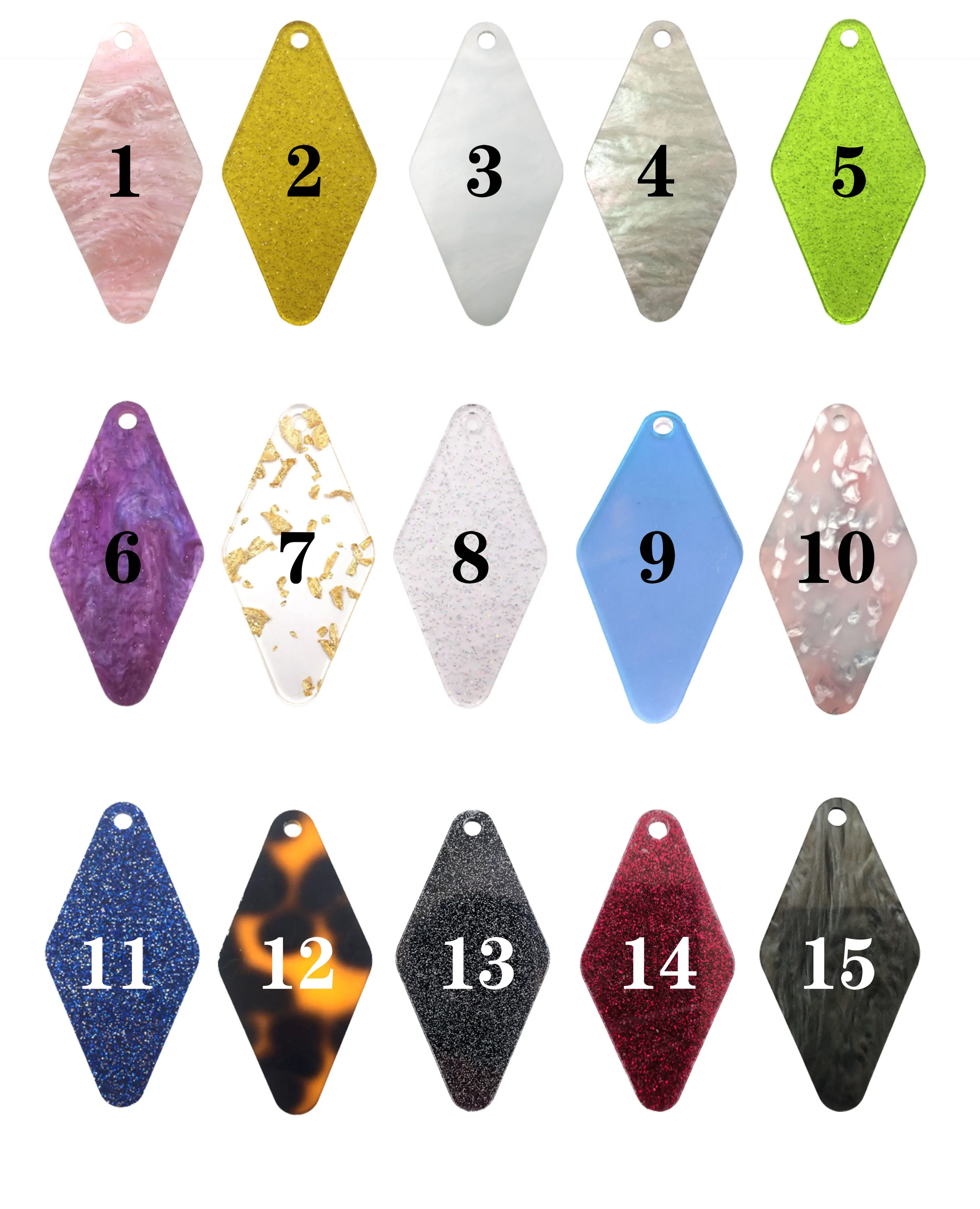 40 шт. акриловые мотельные брелки для ключей с индивидуальным изображением |