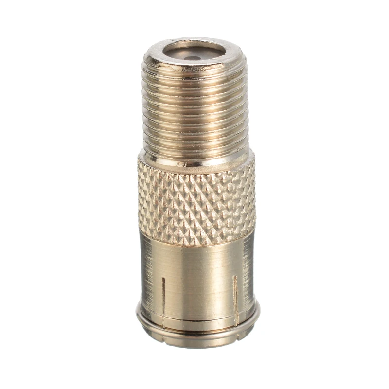 10 шт./лот разъем ТВ RF коаксиальный адаптер F Тип штекер к антенна женский адаптеры