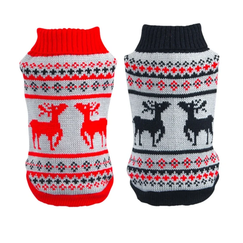 

Christmas Dog Winter Clothes Dog Sweater Pet Sweter Chihuahua Pug French Bulldog Ropa Perro Mediano Ropa Invierno Perro