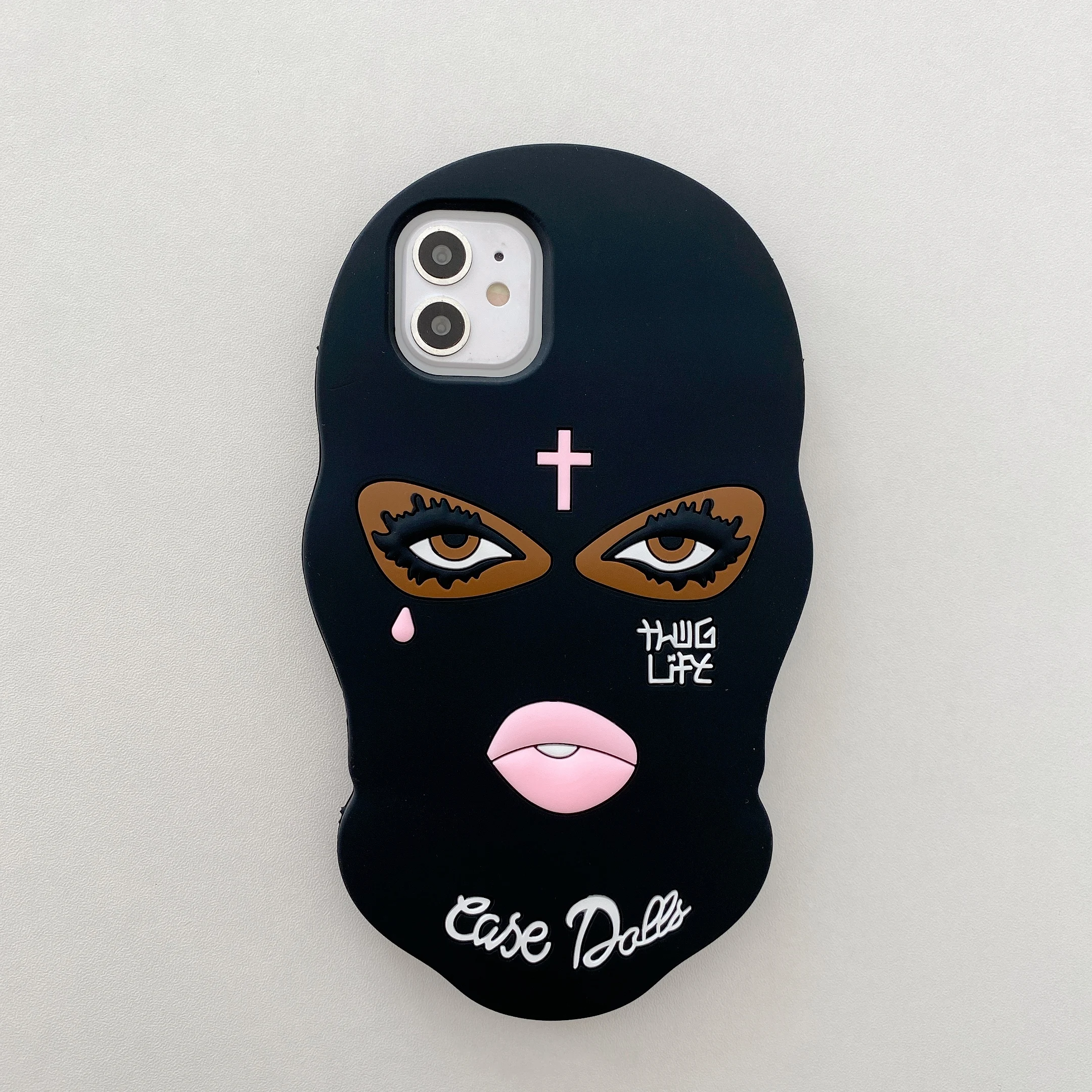 Силиконовый чехол-накладка для iPhone 12 11 Pro Max 7 Plus 8 6 6s 5 5S SE 2020 X XR XS с 3D изображением