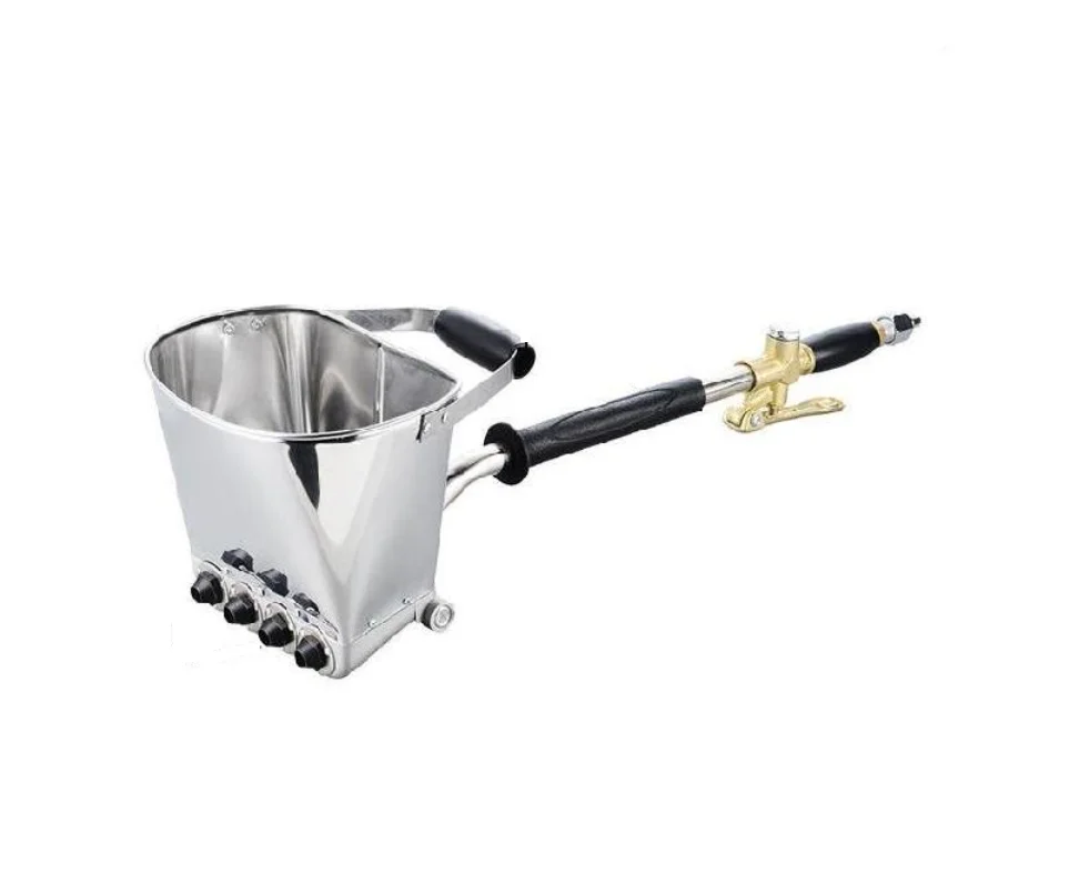 Черные сопла настенный распылитель раствора фотография цементный штукатурный