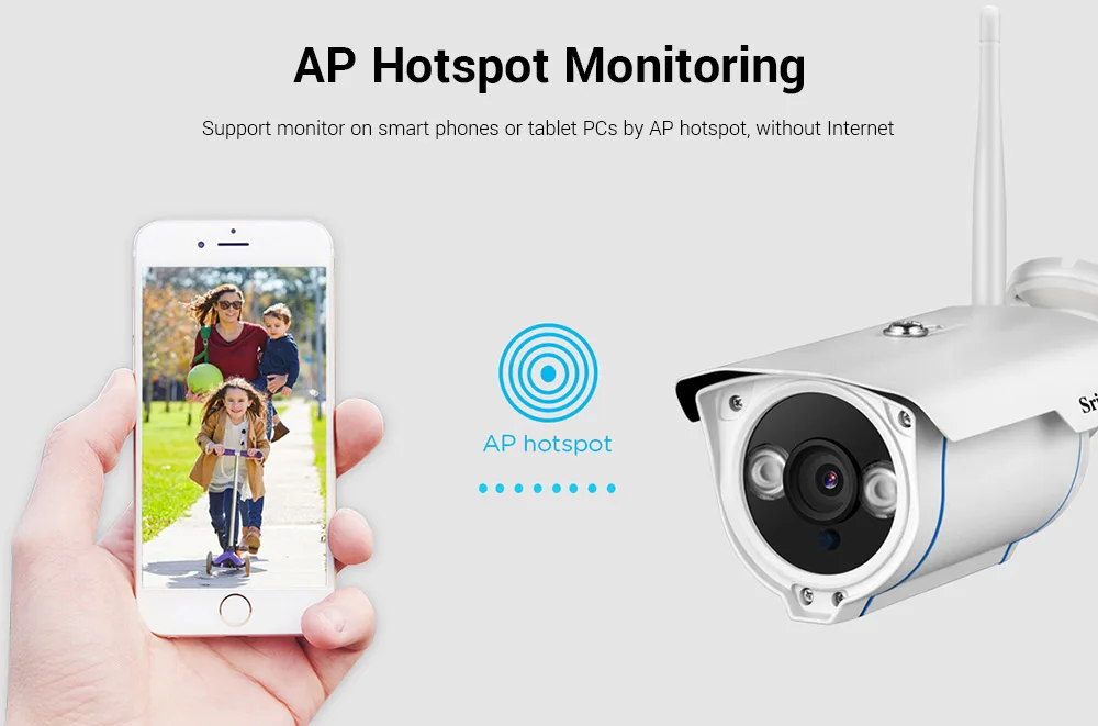 Sricam SP007 IP камера 1080P HD ИК детектор движения 2 4G wifi CCTV видеонаблюдения