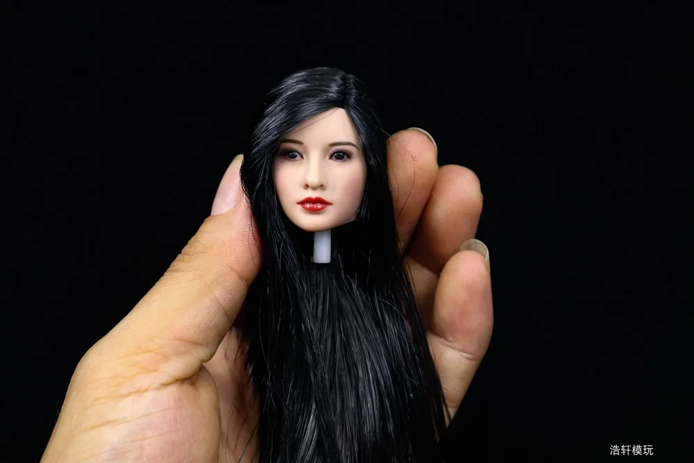 Два стиля 1/6 европейская женская голова для девушек похожая на Liyan черные желтые