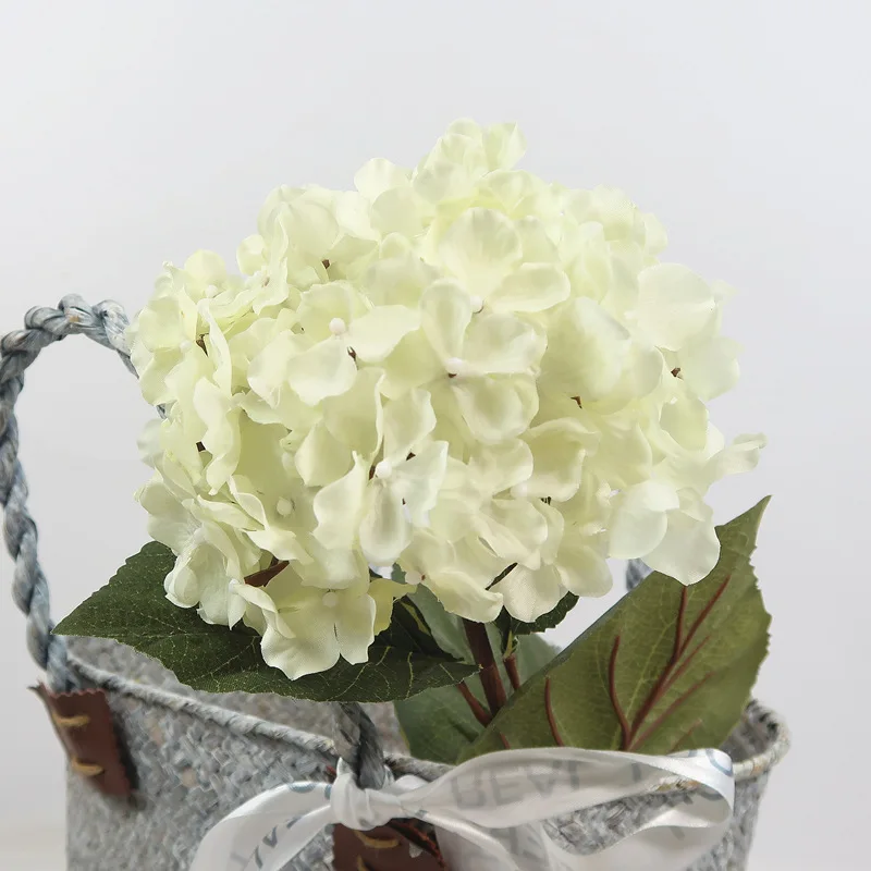 European retro style simulation single 68cm Ziyang big hydrangea home model decoration flower arrangement artificial fake | Дом и сад