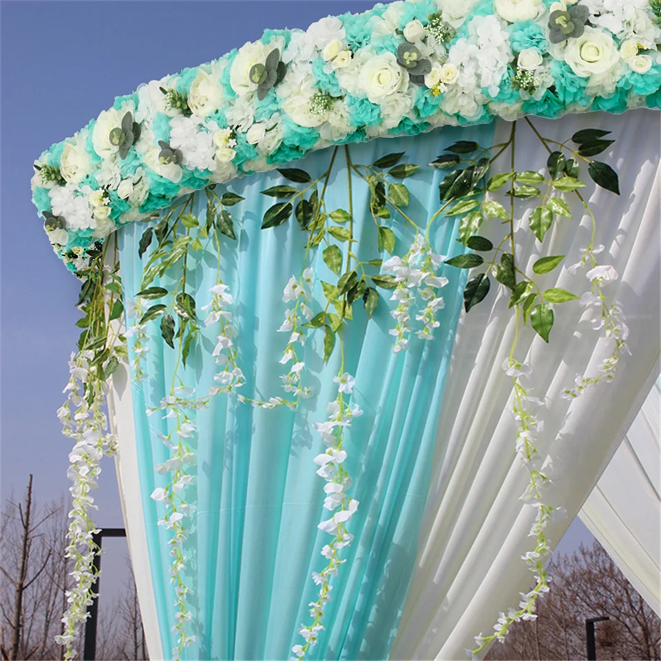 

Cheap Homemade Artificial Dahlia Flower Arrangement Decoration Home Christmas Wedding Arch Party Event Lu Yin Silk Flower Row