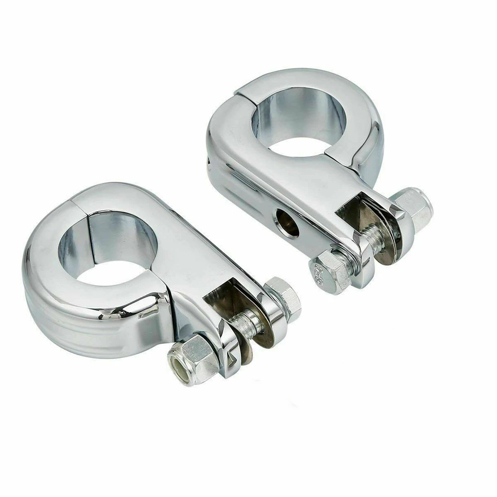 

New Type Foot Peg Mounting Kit Fit For Harley Touring Honda 1.25" Highway Bars