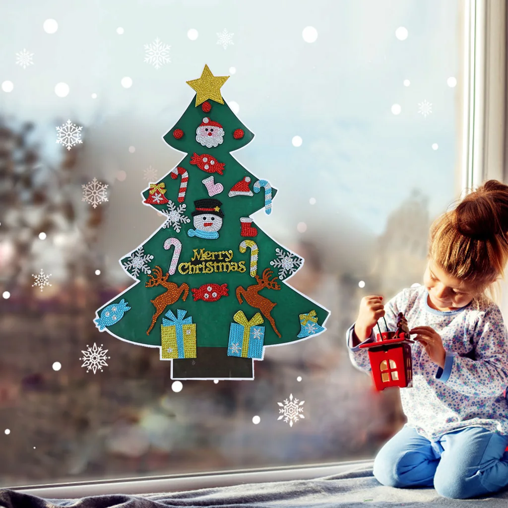 Алмазная живопись Санта-Клаус мозаика Рождественская вышивка зима 5D сделай сам