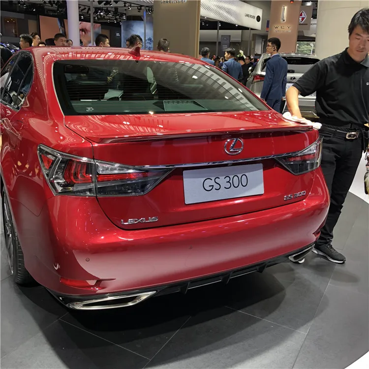 Спойлер для Lexus GS300 2015-2018 GS400 GS350 yck цветной задний спойлер из АБС-пластика