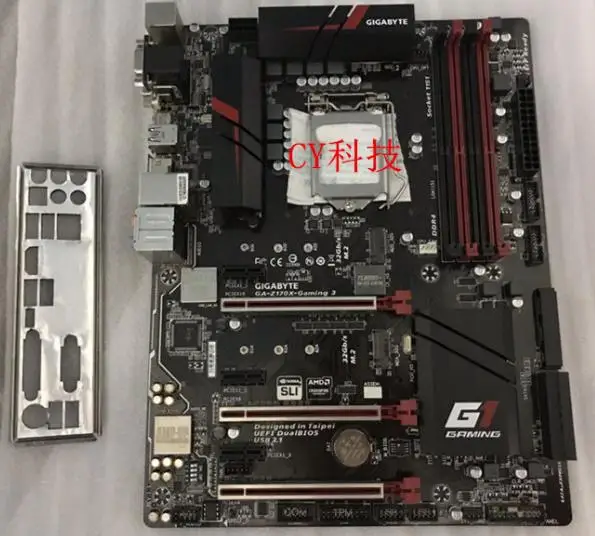 Десктопная Материнская плата Gigabyte GA Z170X GAMING 3 DDR4 LGA 1151 USB3.0 USB3.1 Z170 б/у материнская