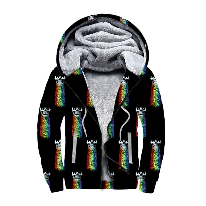 Мужская Зимняя Толстая куртка Papertiger объемная бархатная толстовка с рисунком