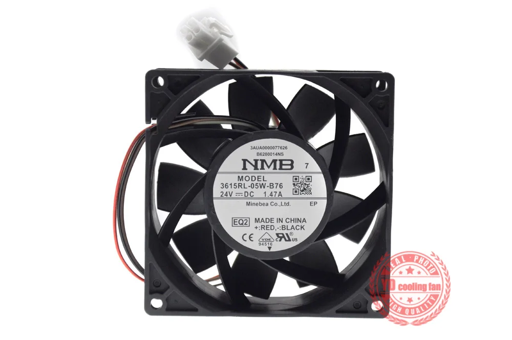 Новый NMB MAT 3615RL 05W B76 9038 24V 1.47A 9 см частоты Вентилятор охлаждения| |