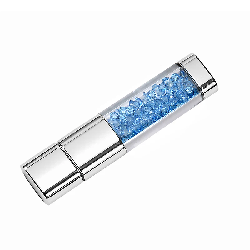 JASTER, кристальная флешка, usb флеш-накопитель, карта памяти, цветная флешка, 4 ГБ, 8 ГБ, 16 ГБ, 32 ГБ, 64 ГБ, свадебный подарок - Цвет: Blue