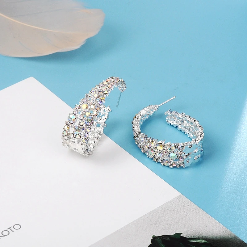 2019 новые корейские свадебные хрустальные серьги для невесты серьги-капли воды