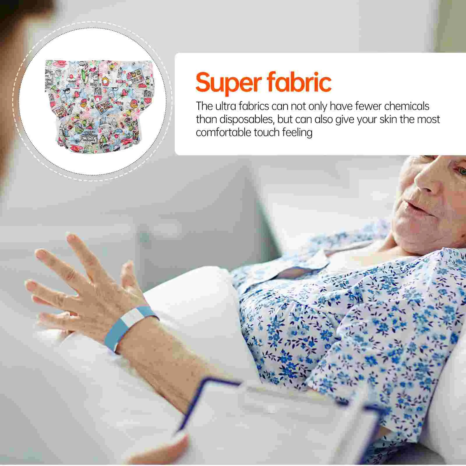 1Pc Leakproof Adult Diaper Nappy Reusable Old People Cloth | Красота и здоровье