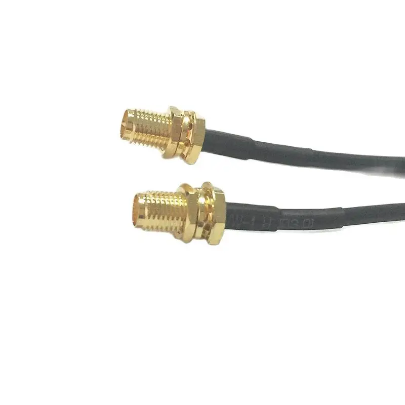 

1pc New SMA Female Jack Nut To RP-SMA Female Jack Nut Connector RG174 Coaxial Cable 20CM 8" Adapter Wholesale