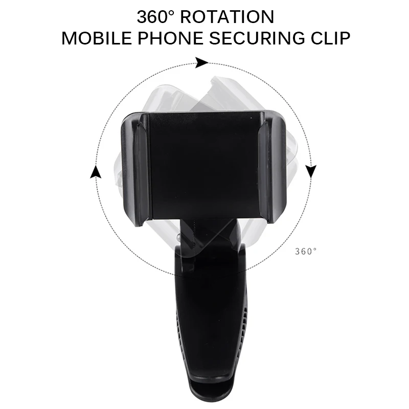 TIOODRE Adjustable Safe Sun Visor Car Phone Holder Install On Mirror Handle Navigation Clip For Mobile New | Автомобили и