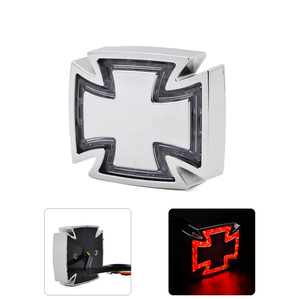 Model 4 Tail lights 12 В светодиодный стоп-сигнал для мотоцикла, задний светильник для Harley Chopper Bobber, аксессуары для мотоциклов, индикатор для мотоцикла, мигающий задний светильник - Цвет: Model 4 Tail lights