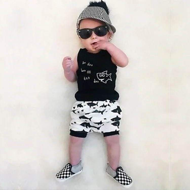 

Baby Boys Cloth Set Vest Tshirts +shorts Pants Infant Toddler Boy Clothes Summer Sets Conjunto Roupas De Bebe Infantil Clothing