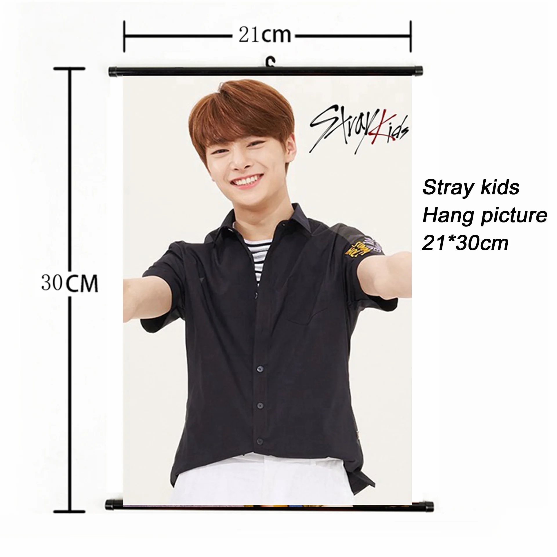 SKD00852 Модный Kpop Stray Kids повесить paintng 21*30 см плакат страй дети подписи альбом Фотокарта плакат вентиляторы коллекция Канцелярский набор - Цвет: SKD00852