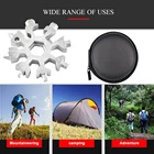 Многофункциональный ключ-Снежинка, 18 в 1, с хранилищем