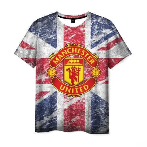 Мужская футболка 3D British Manchester United | одежда