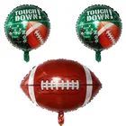 1 шт. 69*63 см RugbyBall фольгированные гелиевые шары футбольный воздушный шарик byball регби тематическая вечеринка Спорт Meet Boy День Рождения Декор