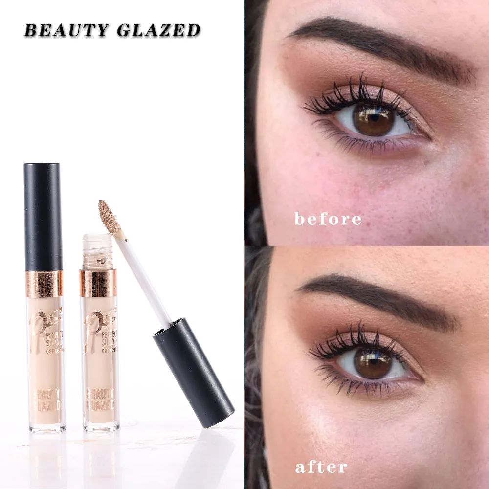 

Beauty Glazed Face Concealer Liquid Facial Corrector Waterproof Eye Dark Circles Make Up Face Foundation Concealer Cosmetics