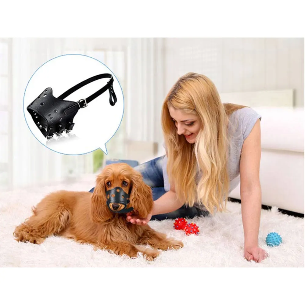 1 шт. собака Регулируемый Анти намордник против лая укусов морды Pet Маска Рот