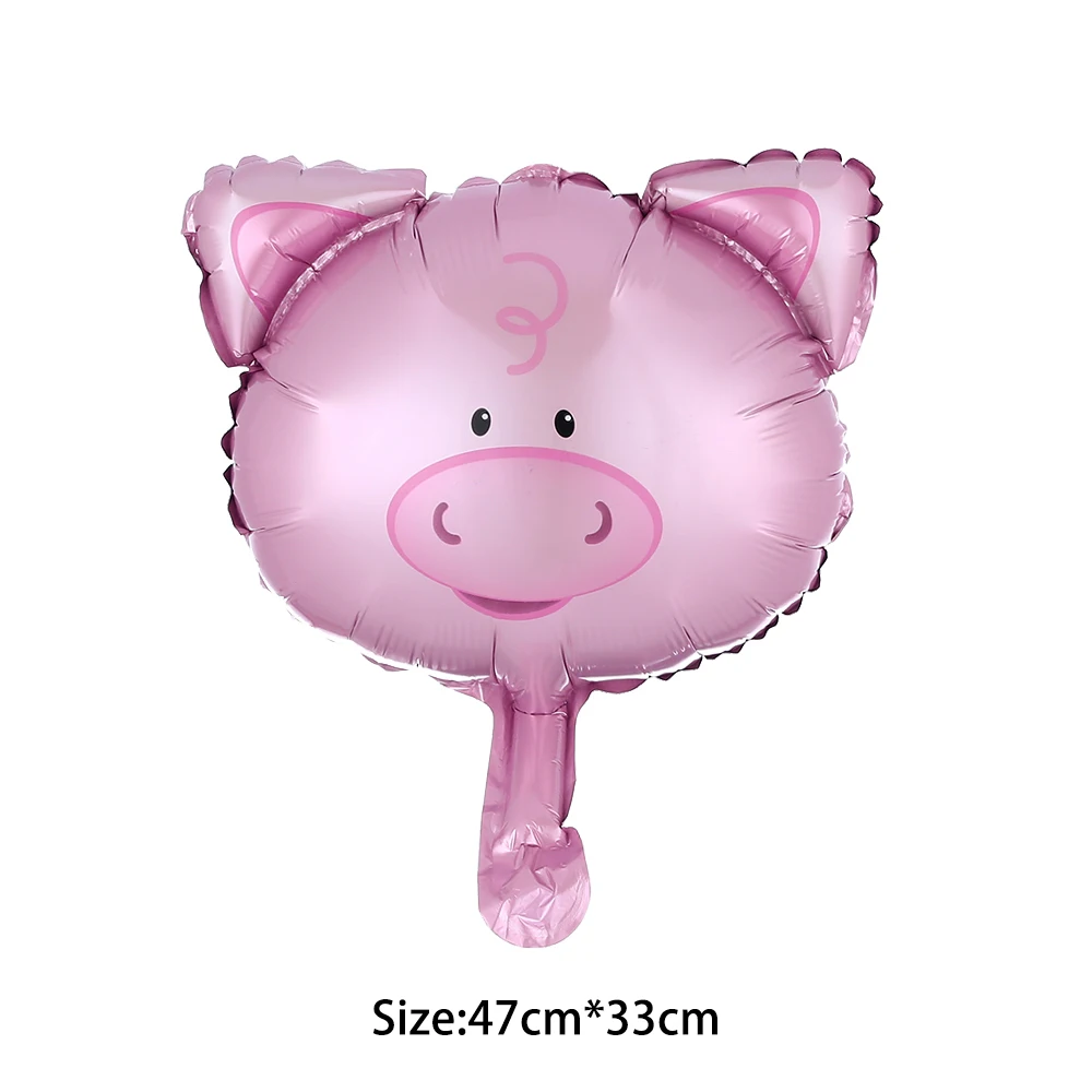 10 шт./лот мини-шарик в форме животных лев корова свинья лошадь Мультяшные